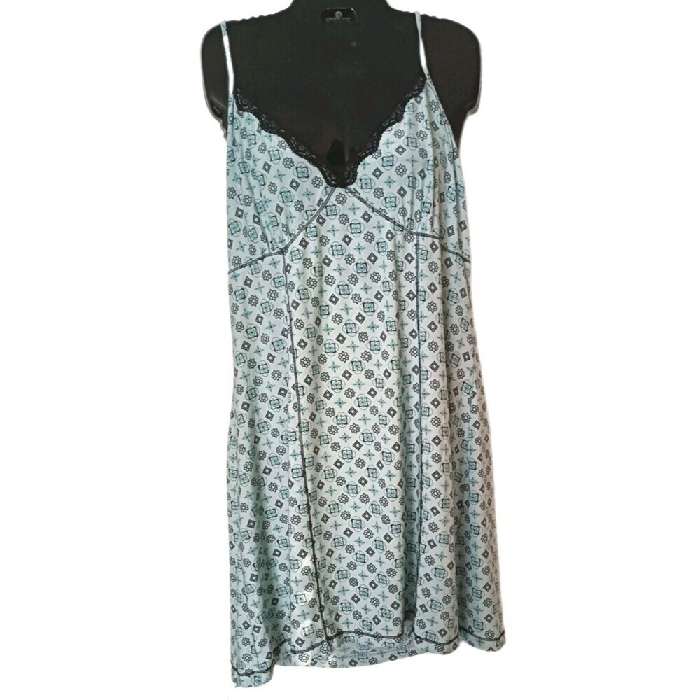 Studio Donatella Slip Dress Sz XL Light Teal Valentines Day